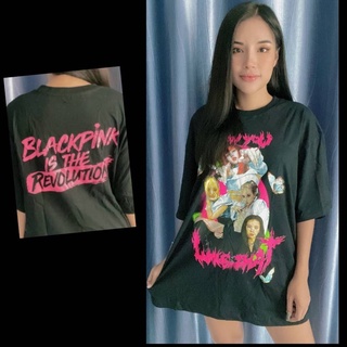 Live เสื้อวงเกาหลี  black pink  สุดฮิต ลายหน้าหลัง