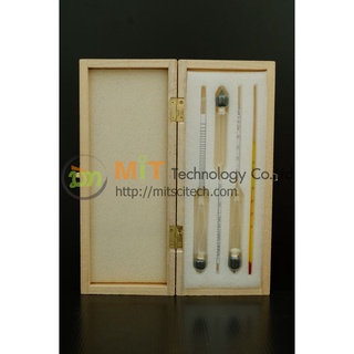 0-100% Alcohol Hydrometer 4 PC/กล่องไม้ (MC)