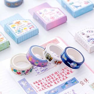 Masking Tape วาชิเทปตกแต่ง รุ่น เหนือจินตนาการ มี 8 ลาย