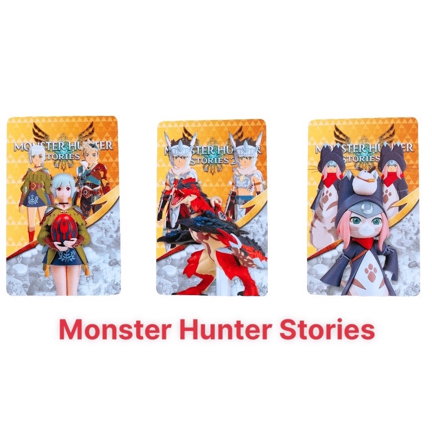 ชุด 3 เกม Amiibo Monster Hunter Rise Stories Nintendo Switch, การ ์ ด Nintendo Switch Lite