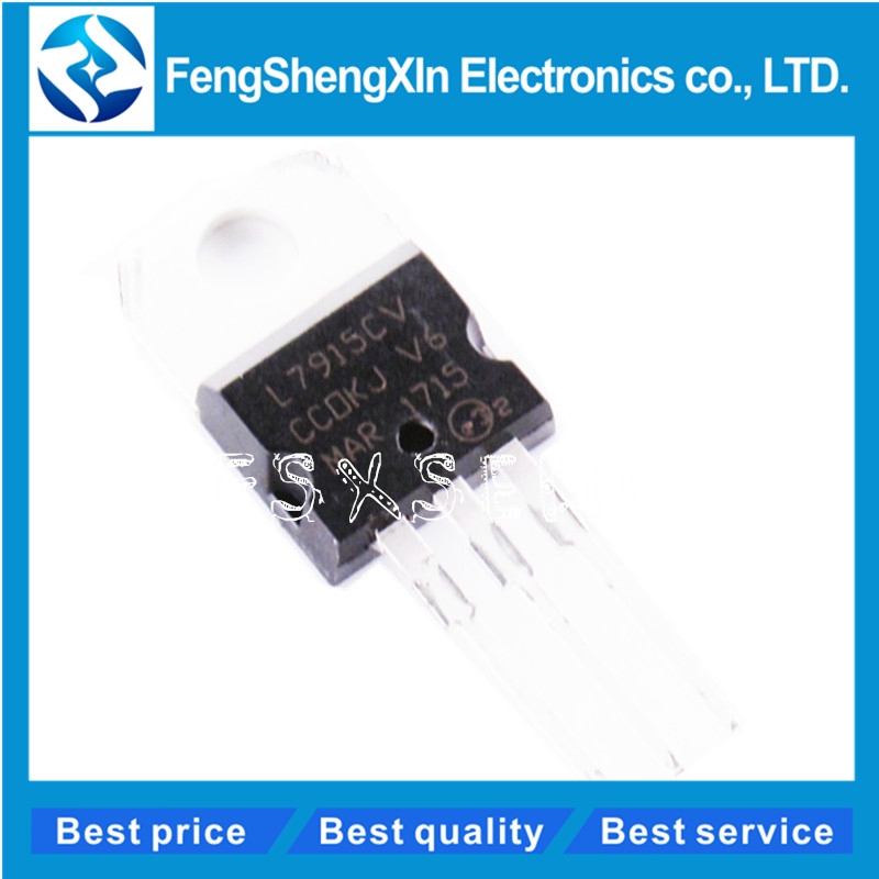 10 ชิ้น/ล็อตใหม่ L7915CV TO-220 L7915 LM7915 15V แรงดันไฟฟ้าหลอด