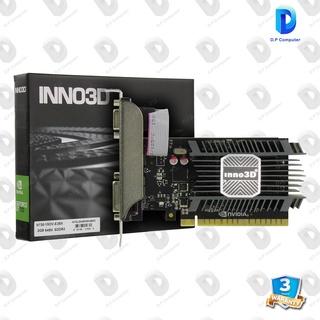 การ์ดจอ INNO3D GEFORCE GT 730 DVI+VGA+HDMI-SDDR3-2GB-PCIE สินค้าใหม่ รับประกัน 3 ปี