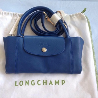 Longchamp cuir s blue