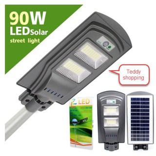 PAE 90W Solar Light LED ไฟโซล่าเซลล์ ไฟLED แสงสีขาว โคมไฟถนน โคมไฟสปอร์ตไลท์