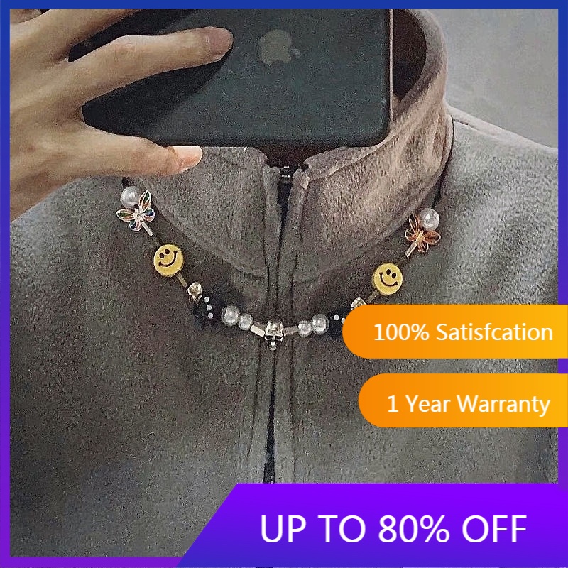 Wadievae + ASAP ลูกเต ๋ าร ็ อคมุกหน ้ ายิ ้ มสร ้ อยคอเงิน