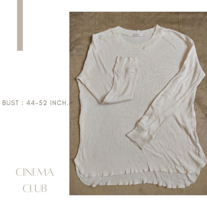 เสื้อแขนยาว CINEMA CLUB มือสอง
