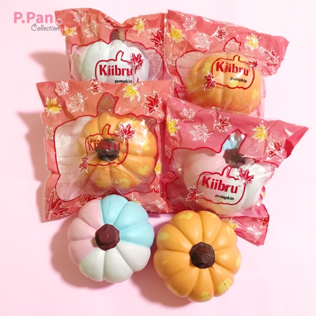 สกุชชี่ ฟักทอง คิบรุ แบรนด์ Kiibru / Pumpkin Squishy