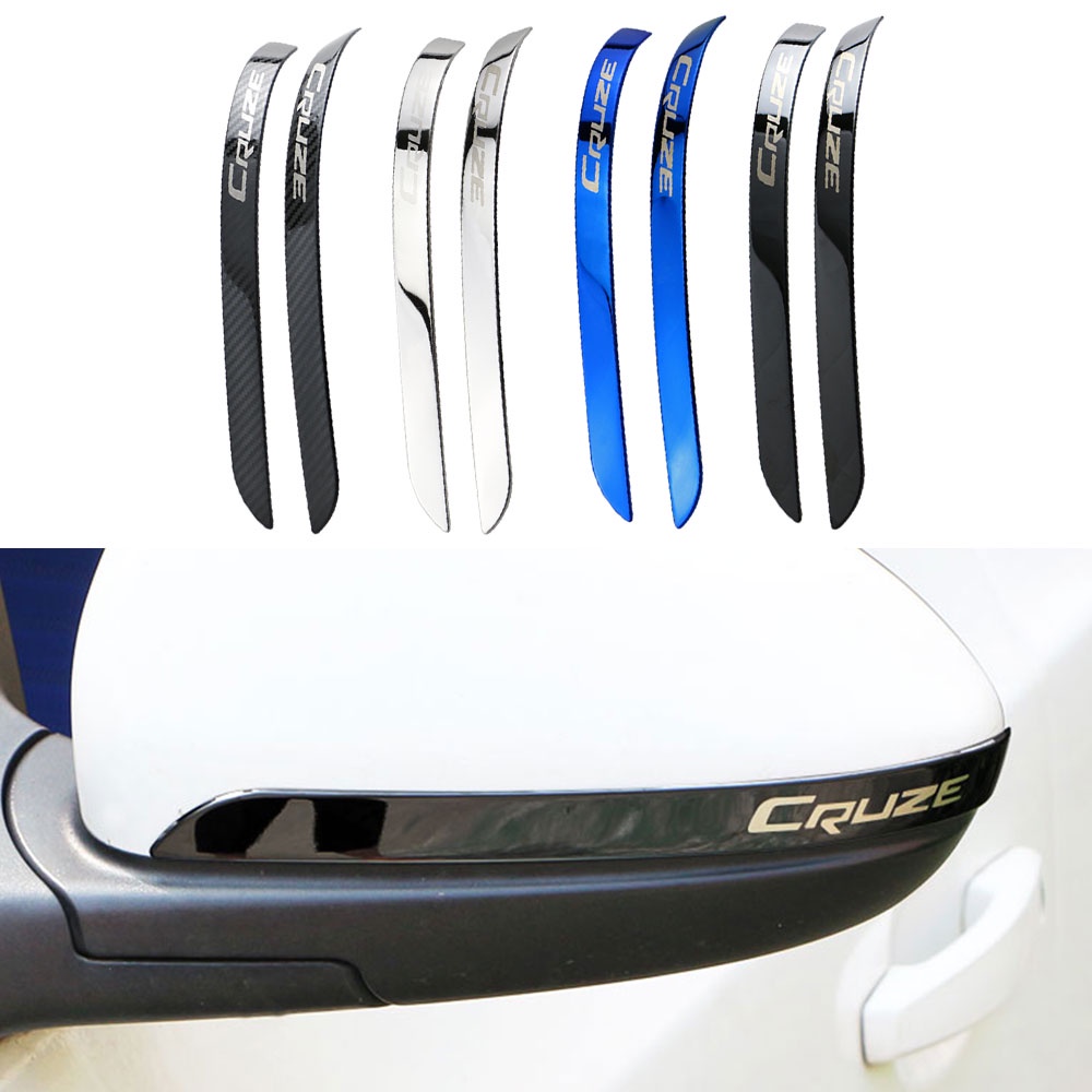 สติกเกอร์ติดกระจกมองหลังรถยนต์ กันรอยขีดข่วน อุปกรณ์เสริม สําหรับ Chevrolet Cruze 2009-2014 2 ชิ้น