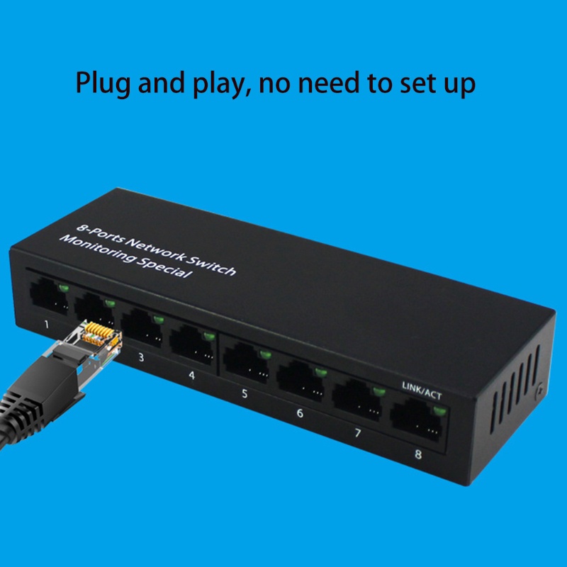 Zzz พอร์ตสวิทช์เครือข่าย 8 พอร์ต 10/100Mbps #8