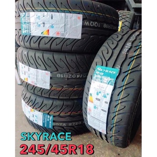 245/45R18➖275/40R18ยางซอฟ ลาย R-08 Sky®️ace [ปี 2022]🔥ยางสนาม ให้คุณโลดแล่นไร้ขีดจำกัด ลายยางสนามที่โดดเด่น