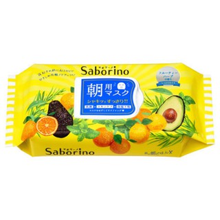 Bcl Saborino Morning Facial Mask 32pcs (Yellow)