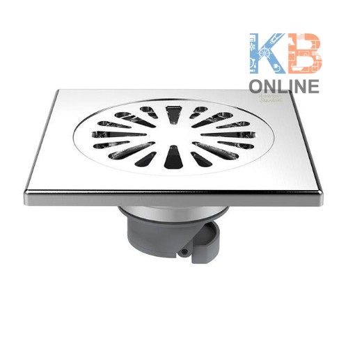 F78220-CHADYST ตะแกรงกันกลิ่นพร้อมที่กันแมลงแบบเหลี่ยม 4 นิ้ว | Floor Drain 4'' Square American Stan