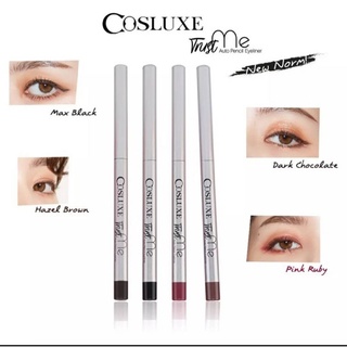 PBCOSMOSHOP Cosluxe Trust me Auto Pencil Eyeliner ดินสอเขียนขอบตาเนื้อเจลเนียนนุ่ม