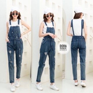 DR#มีM-3XL#เอี๊ยมยีนส์ยืด#เอี๊ยม#เอี๊ยมยีนส์