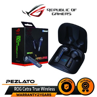 ASUS ROG CETRA True Wireless (Wireless charging+Active Noice Cancelling) หูฟังเกมมิ่งไร้สาย