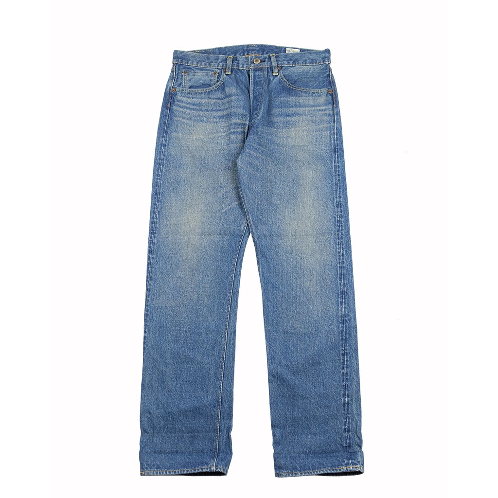 กางเกงยีนส์ผ้าฟอก  Orslow  105 2year Wash 01-1050-84 Standard Selvedge Denim - รูปที่ 5