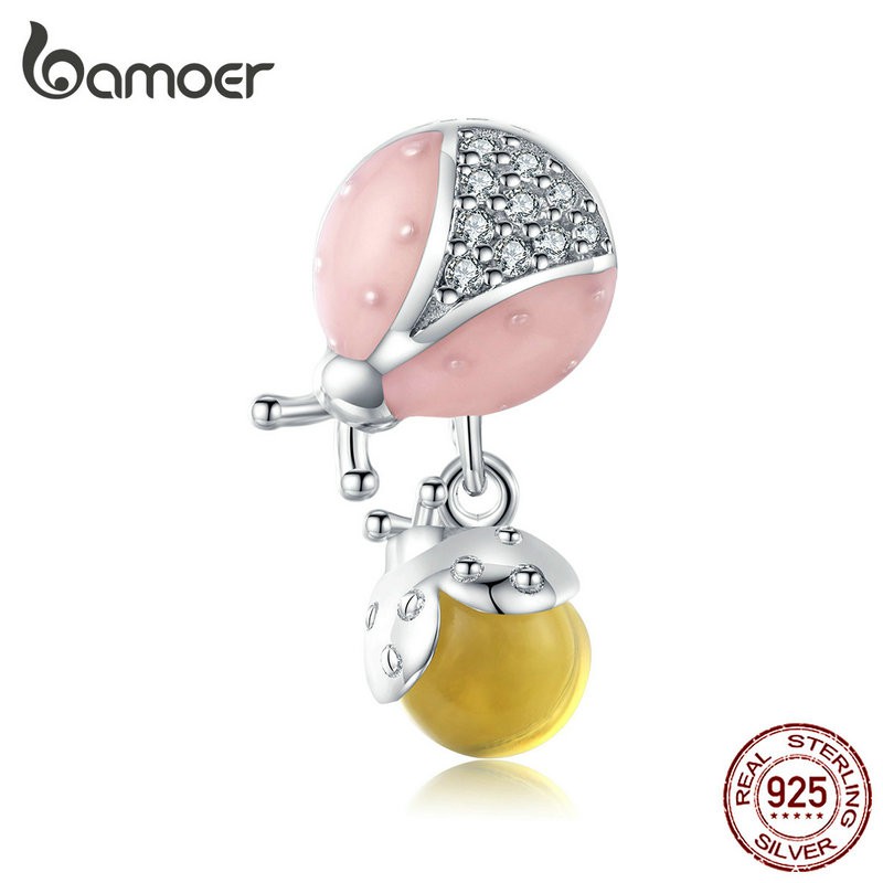 Bamoer The Golden Ladybug Charm 925 SCC 1371