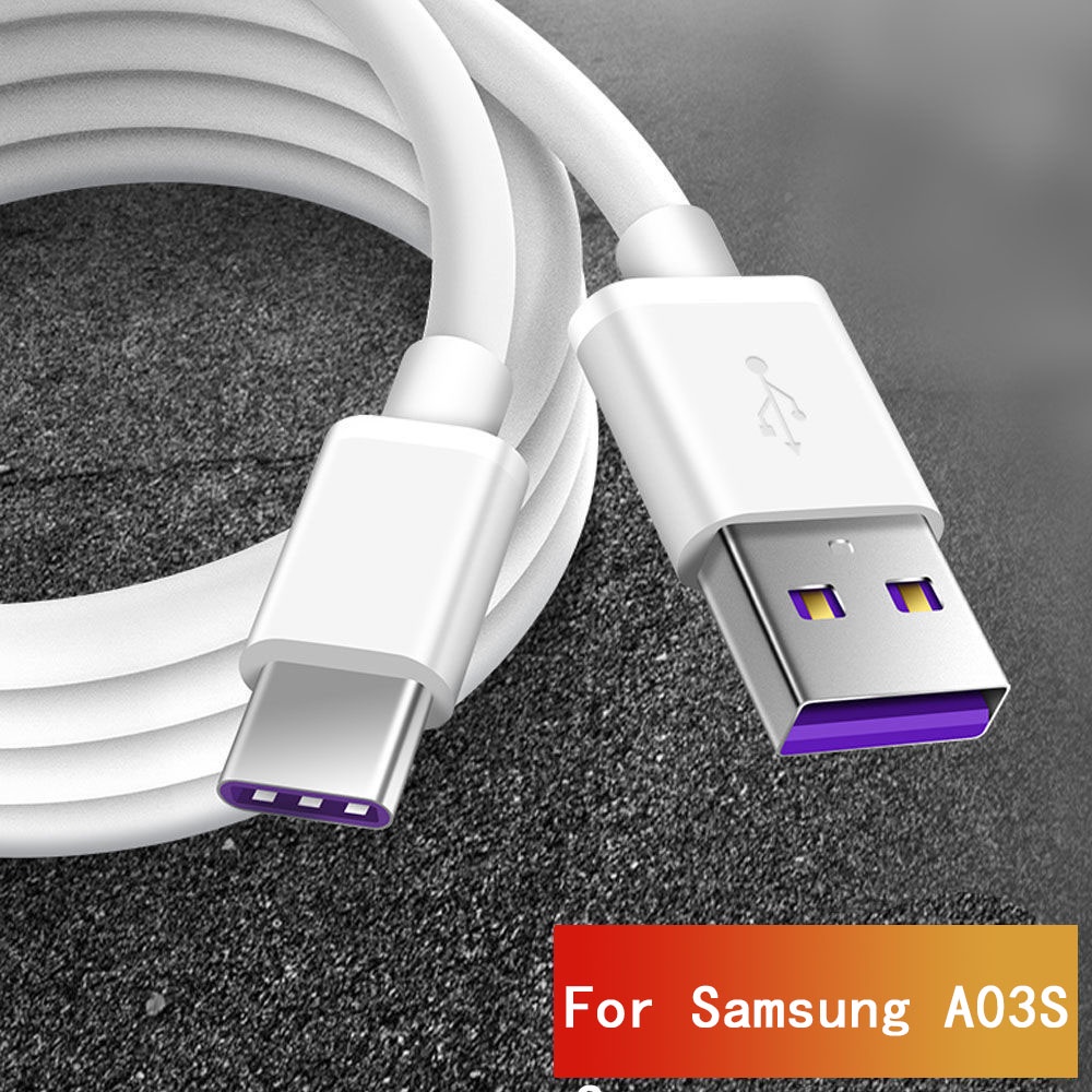 สายชาร์จ สายข้อมูล ชาร์จเร็วมาก สําหรับ Samsung Galaxy A03S Samsunga03s USB