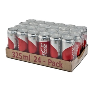 โปรโมชัน! โค้ก ไลท์ น้ำอัดลม 325 มล. แพ็ค 24 กระป๋อง Coke Light Soft Drink Original 325 ml x 24 Cans