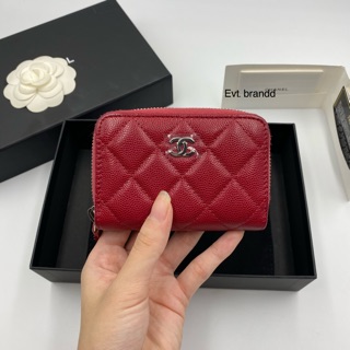 Very very like newwww chanel zippy coin red caviar HL26