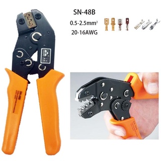 SN-48B Wire Ternimal Plier Crimper Tools คีม คีมย้ำหางปลา ปลอกสายไฟ