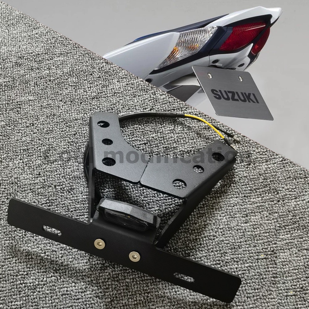 รถจักรยานยนต์หาง Tidy Bracket Fender Eliminator สําหรับ SUZUKI K9 GSXR 1000 GSXR1000 2009-2016 K9 ไฟ
