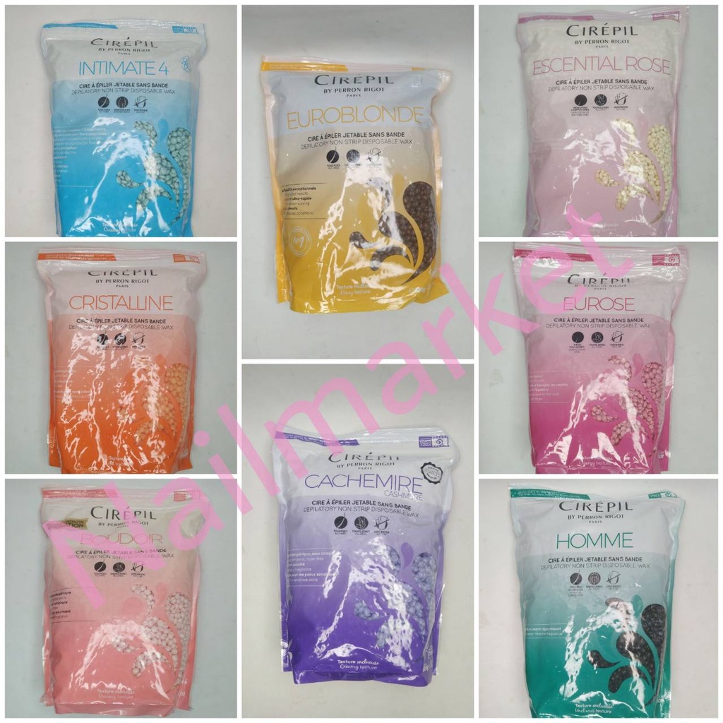 Homme แวกซ์ร้อนแบบถุงเติม 800g. Hard Wax refill Cirépil ของแท้นำเข้าจาก