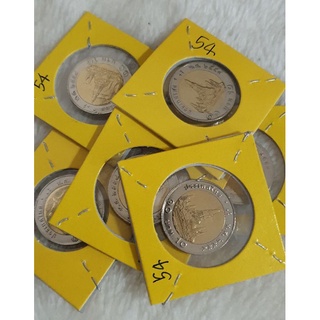 เหรียญ 10 บาทโลหะสองสีปี2554ตัวติดลำดับ8