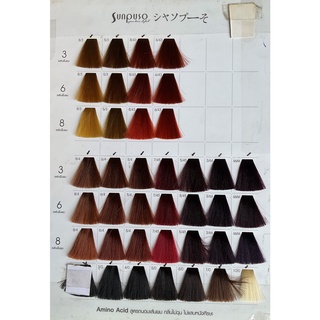 ซันปุโซะ ยาย้อมผมสูตรน้ำนม100มล.สีปิดผมขาว สีแฟชั่น 01