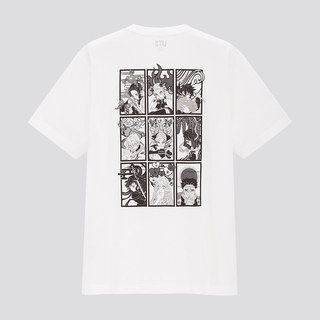 Uniqlo เสื้อยืด แขนสั้น พิมพ์ลายมังงะ (UT) (Demon Slayer Series) สําหรับผู้ชาย