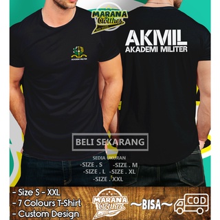 เสื้อยืดวินเทจเสื้อยืด พิมพ์ลาย Akmil Academy Military Government สไตล์ทหารS-5XL