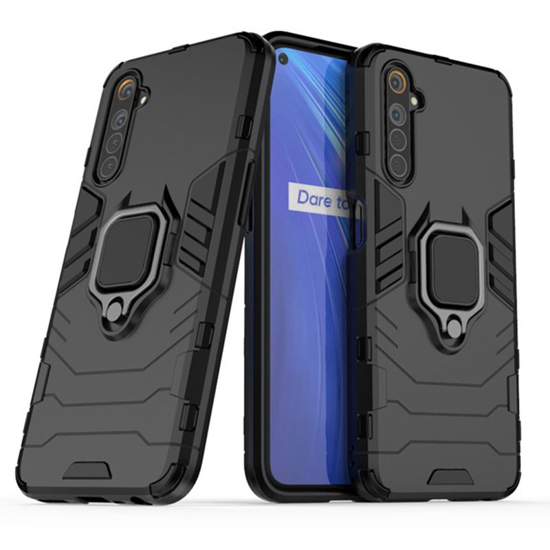 เคส Realme 6 พลาสติกแบบแข็ง Shockproof Phone Case Back Cover Realme 6 Pro Realme6 กรณี ฝาครอบ