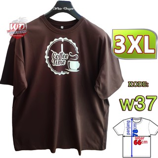 Kaos กาแฟไทม์ไทม์ ไซซ์ใหญ่ รหัสจัมโบ้ w37 3XL