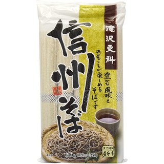 Nissin Seifun Takizawa Sarashina Shinshu Soba Dried Noodle 600g [Japan] นิสชิน ชินชูโซบะ 600 กรัม