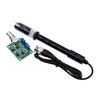 บอร์ดโมดูลเซนเซอร์ตรวจจับค่า PH ของเหลว สําหรับ Arduino BNC Electrode Probe Controller