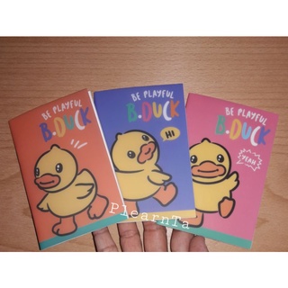 สมุดโน๊ต แบบมีเส้นบรรทัด ลาย Be Playful B.Duck