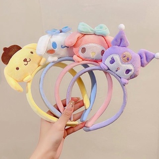 🔥พร้อมส่ง 24 ชม.🔥กรุงเทพฯ sanrio ที่คาดศรีษะ  ผ้ากํามะหยี่ขนนิ่ม ลายการ์ตูนน่ารัก เครื่องประดับ สําหรับล้างหน้าผู้หญิง