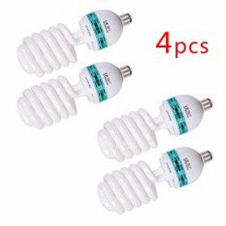 135W 5500K E27 Photo Studio Bulb Lighting Day Light Camera Photography Lamp 4PCS