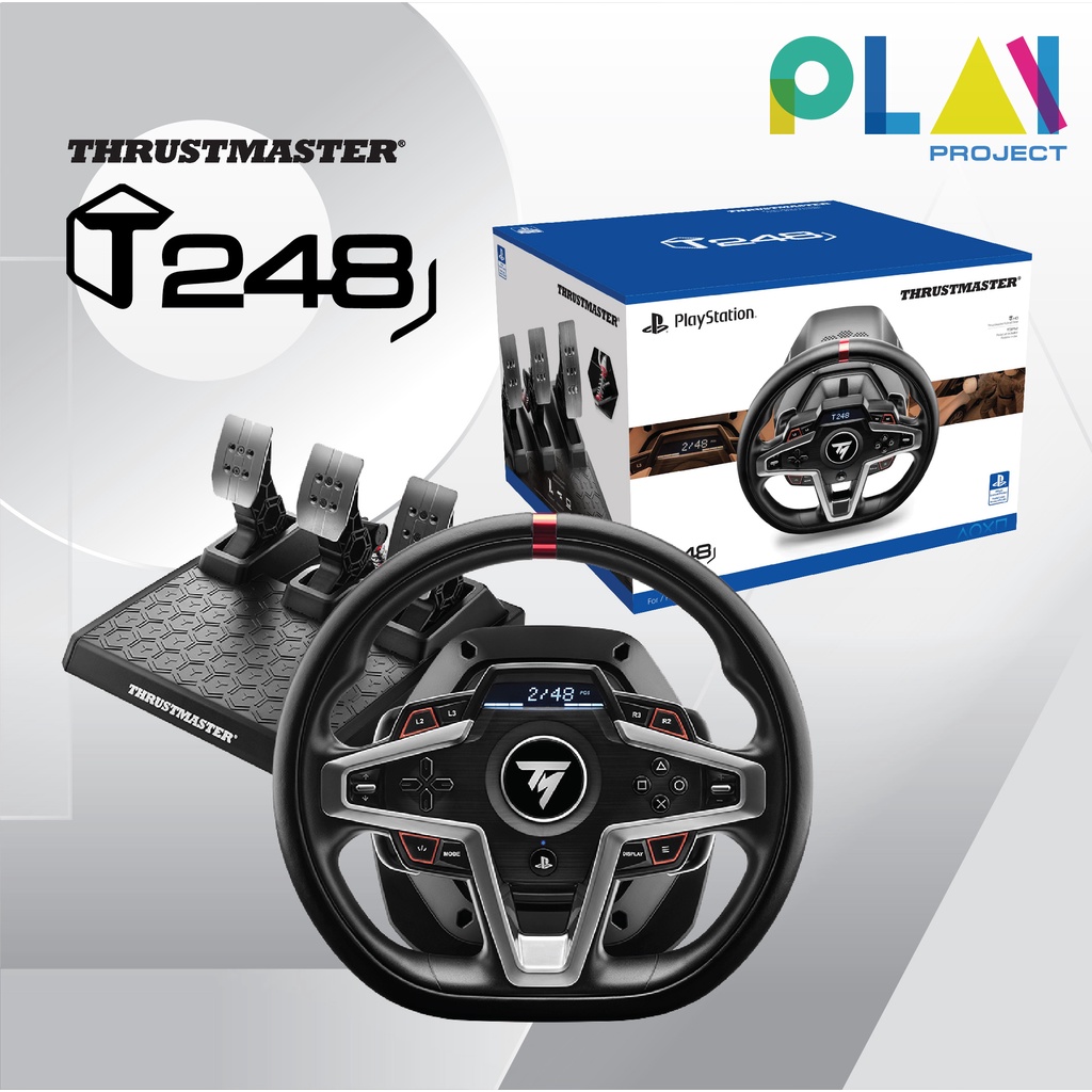 [ลดสูงสุด 1,000.- เก็บโค้ดในแชท] Thrustmaster T248 [มือ1] [จอยพวงมาลัย] [รองรับ Playstation 4/5 PC] 