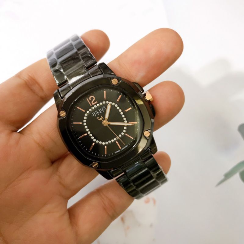 Juliusนาฬิกาข้อมือสตรีรุ่น JA-931-black /JA-931 gold