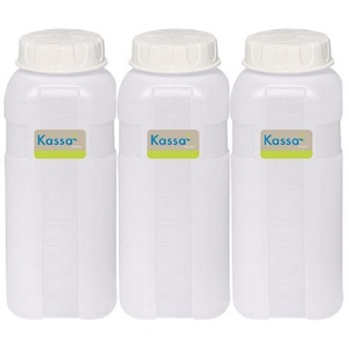 🔥*พร้อมส่ง*🔥 ขวดน้ำทรงเหลี่ยม 3 ขวด/แพ็ค KASSA HOME JCJ-1210(1x3) 1,100 มล. 8x8x23 ซม. สีขาว ขวดน้ำ 🚚พิเศษ!!✅