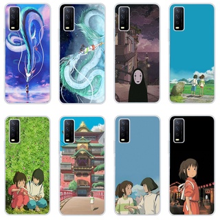 เคสโทรศัพท์มือถือ ซิลิโคน ใส กันกระแทก ลายการ์ตูน Spirited Away Hayao miyazaki น่ารัก สําหรับ Vivo y20 2021 y12s y20s y20 y21i y12 y12i y11