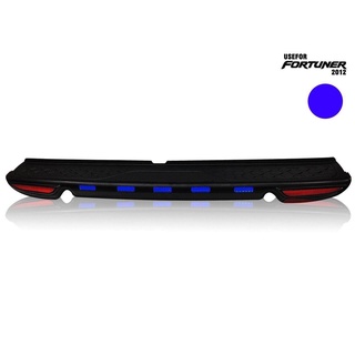 เเผ่นกันรอยกันชนท้าย REAR BUMPER  TOYOTA FORTUNER 2012 L.E.D. BLUE RED