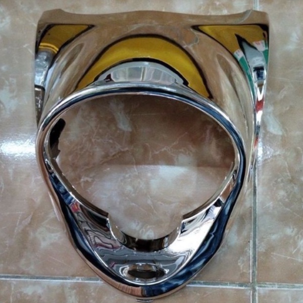 ครอบไฟหน้าชุบเงินFINO-2006