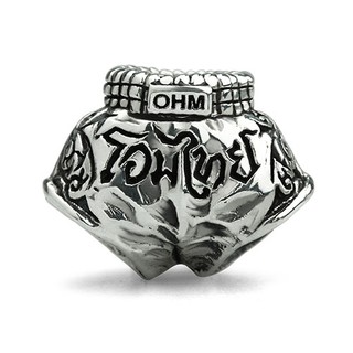 OHM Beads รุ่น Siam Shorts - Silver 925 Charm เครื่องประดับ บีด เงิน เแก้ว จี้ สร้อย กำไล OHMThailand