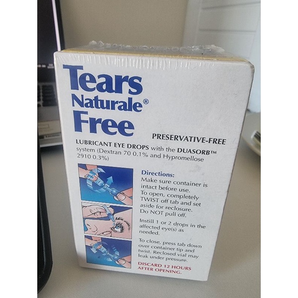 น้ำตาเทียม Tears Naturale Free Lubricant Eye Drops (Alcon)