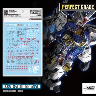 [ D.L Model ] Water decal P18 ดีคอลน้ำสำหรับ RX-78-2 Gundam 2.0 (PG)