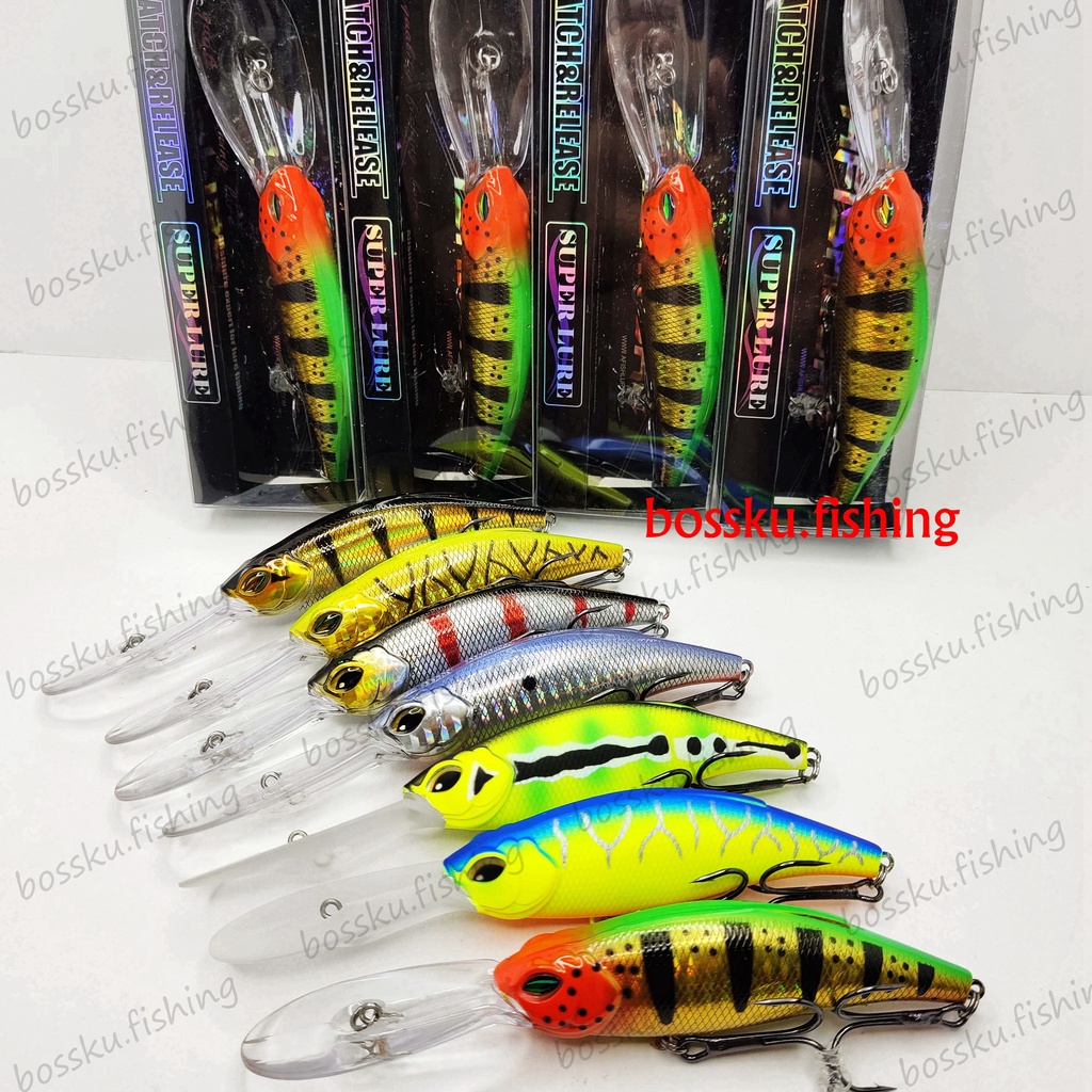 8.5cm / 17g X Deep 85F Live series Floating Minnow / Sikap Killer / เหยื่อตกปลา /bosku.fishing