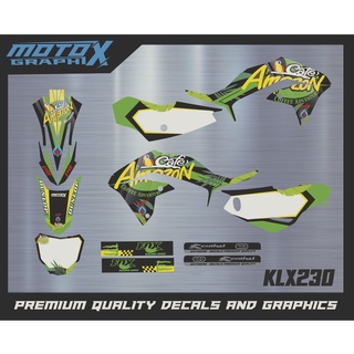 สติกเกอร์ติดรถมอเตอร์ไซค์วิบาก รุ่น KLX230