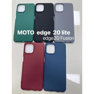 เคสโทรศัพท์มือถือ แบบนิ่ม ผิวด้าน แบบบางพิเศษ แบบเรียบง่าย สําหรับ Motorola Moto Edge 20 Lite Edge 20 Fusion